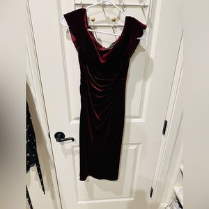 NWT - Xscape Velvet Cocktail Dress - Size 2